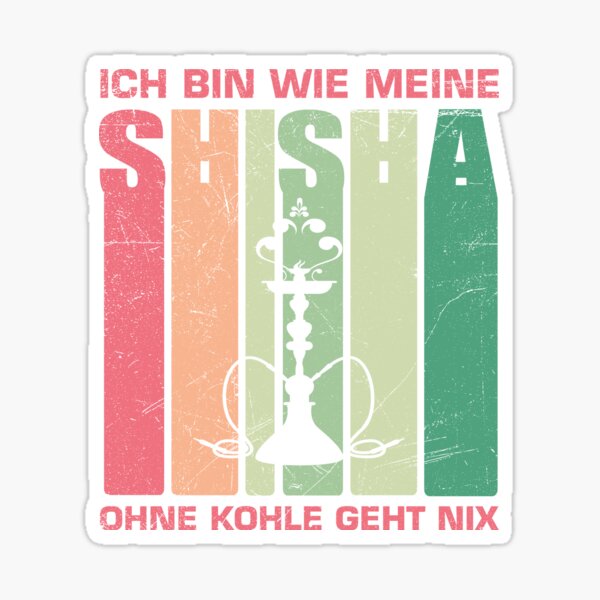 Item preview, Trendy ich bin wie meine Shisha ohne Kohle geht nix T-Shirt designed and sold by Peter Azeez.