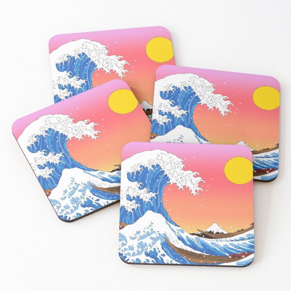 Item preview, The Great Wave Off Kanagawa Warm designed and sold by rheawakim.