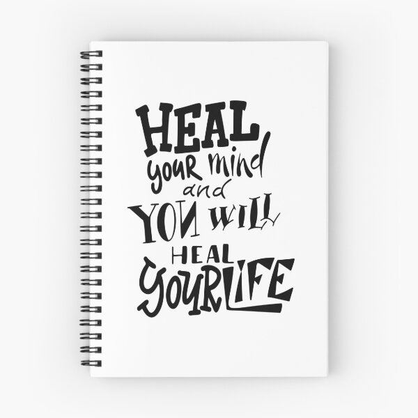Item preview, Heal Your Mind And You Will Heal Your Life Inspirational Quotes designed and sold by ProjectX23.