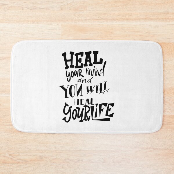 Item preview, Heal Your Mind And You Will Heal Your Life Inspirational Quotes designed and sold by ProjectX23.