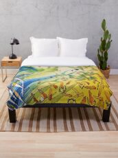 Microscopic Throw Blanket