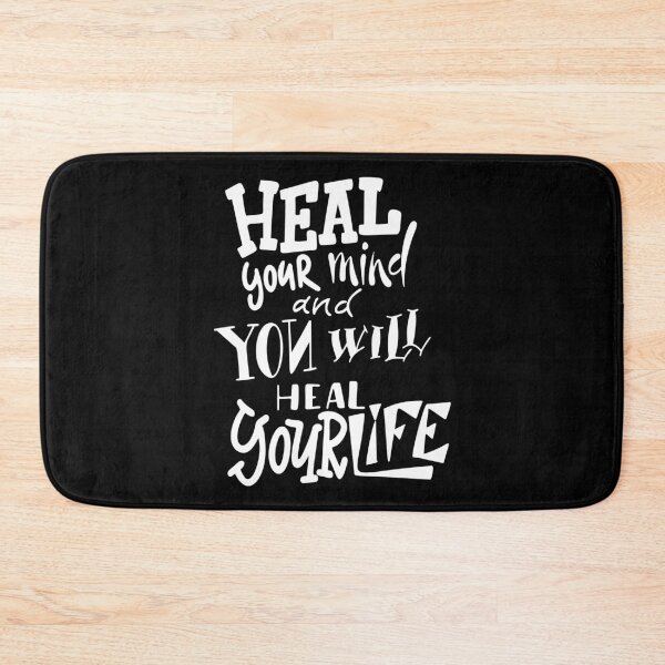 Item preview, Heal Your Mind And You Will Heal Your Life Inspirational Quotes designed and sold by ProjectX23.