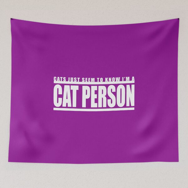 Item preview, Classic Cat Person Design - for Dark Backgrounds designed and sold by dzdart.