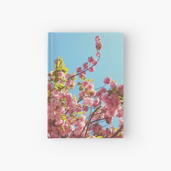 Floral Gift - Cherry Blossoms Photography - Gardener Present Hardcover Journal