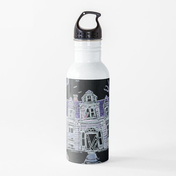 Spooky Haunted House - Lunenburg Nova Scotia Water Bottle