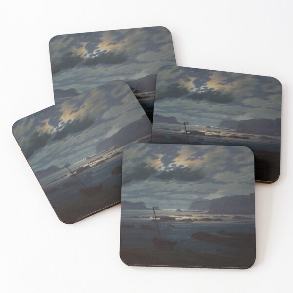Item preview, Caspar David Friedrich - Northern Sea in the Moonlight  designed and sold by ArtExpression.