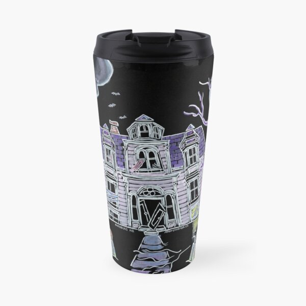 Spooky Haunted House - Lunenburg Nova Scotia Travel Coffee Mug