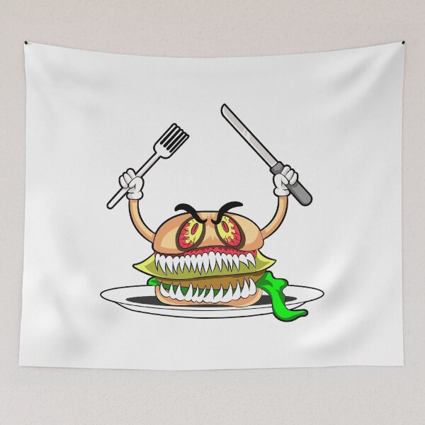 Item preview,  EVIL BURGER  designed and sold by Dwarf-Monkey.