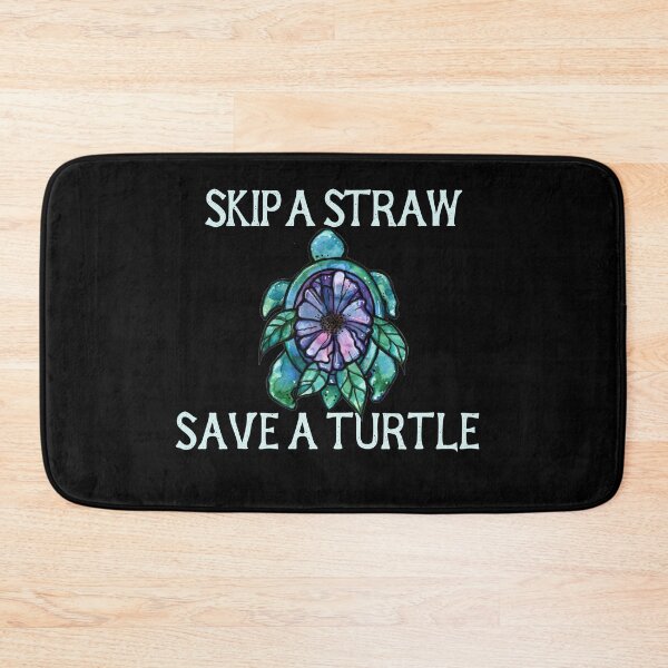 Item preview, Skip a straw save a turtle  designed and sold by FrictionMaxxing.