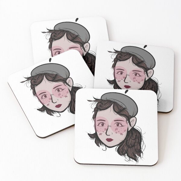 Item preview, Beret Girl Portrait designed and sold by omnishamblesart.