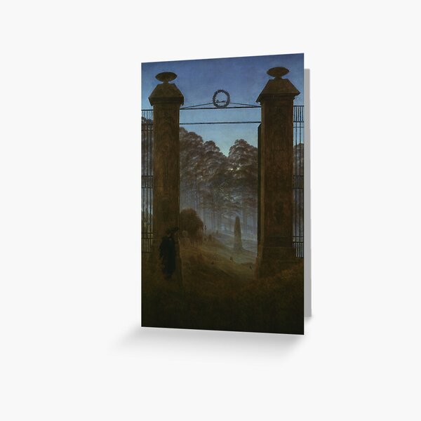 Item preview, Caspar David Friedrich - Graveyard designed and sold by ArtExpression.