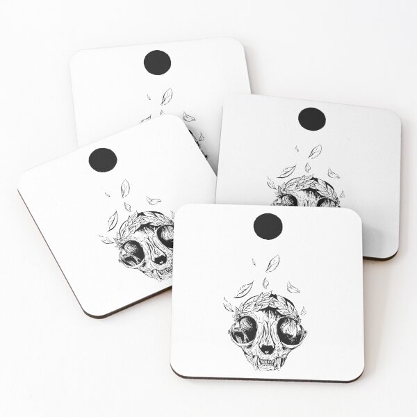 Item preview, The concept of winning (lucky cat skull + laurel wreath) designed and sold by geep44.