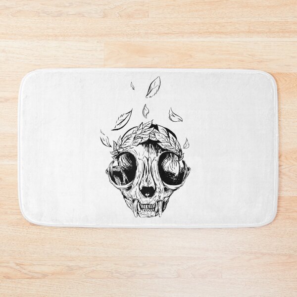 Item preview, The concept of winning (lucky cat skull + laurel wreath) designed and sold by geep44.