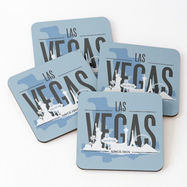 Item preview, Las vegas Skyline with map designed and sold by FFelder.