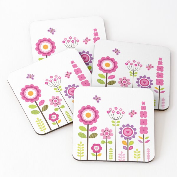 Item preview, Mod Garden - Pink and Purple designed and sold by Daisy Beatrice.