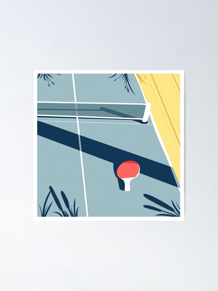 Ping Pong Table Poster