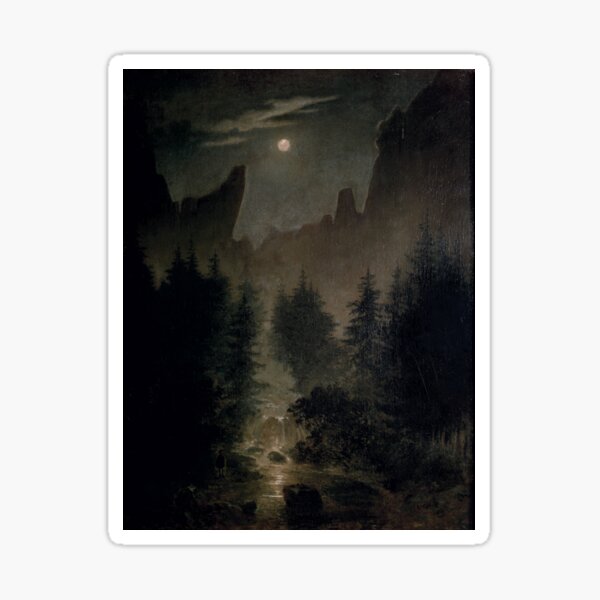 Item preview, Caspar David Friedrich - Uttewalder Grund designed and sold by ArtExpression.