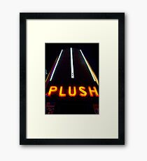 PLUSH Framed Print