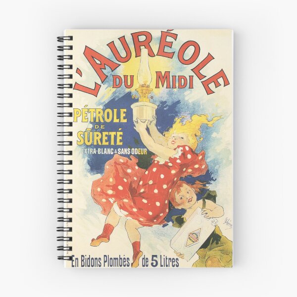 Item preview, L' AUREOLE Petrol Oil Lamp French Art Nouveau Advertisement Jules Cheret designed and sold by retroposters.
