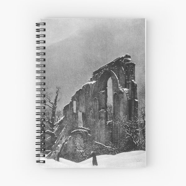 Item preview, Caspar David Friedrich - Winter - Monk in the Snow designed and sold by ArtExpression.