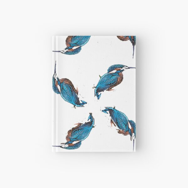 Kingfisher Pattern Hardcover Journal