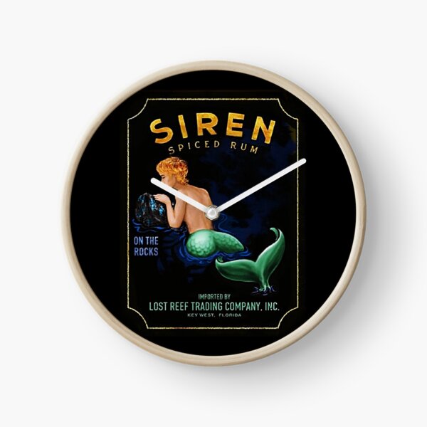 Item preview, Vintage Siren "Mermaid" Lost Reef Key West Spiced Rum Lithograph Wall Art designed and sold by Jéanpaul  Ferro.