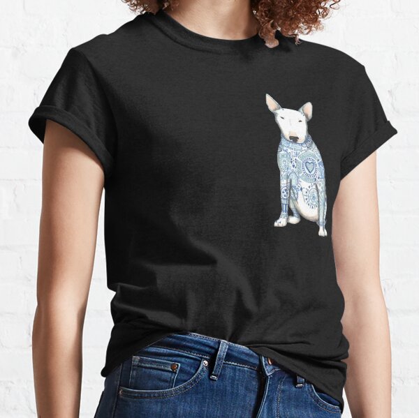 English Bull Terrier, Beautiful Bully,with his best tattoos Classic T-Shirt
