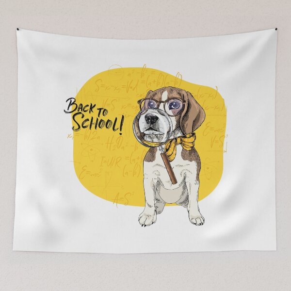 Item preview, Cute Beagle Back To School Teacher Dog Bread designed and sold by bramjweb.