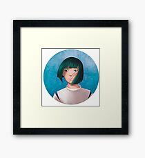 Haku Framed Print