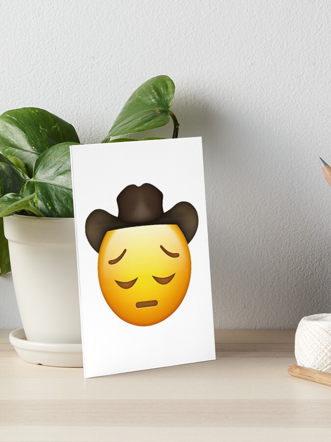 Cowboy Howdy Emoji T-Shirt Yeehaw Saying Cowboy Howdy Emoji T-Shirt Yeehaw Saying