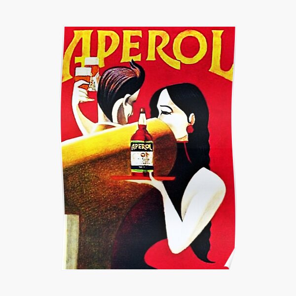 ADVERTISING DRINK APERITIF ROSSI ORANGE BOTTLE TURIN ITALY POSTER PRINT LV701 