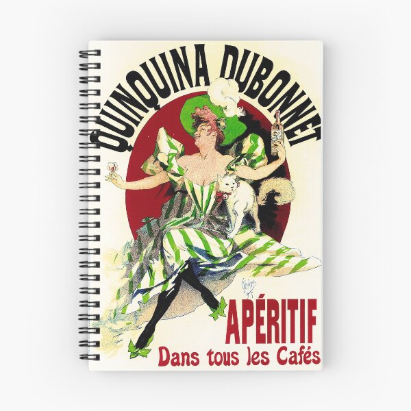 Item preview, QUINQUINA DUBONNET Aperitif Liqueur by Jules Cheret Vintage French designed and sold by retroposters.