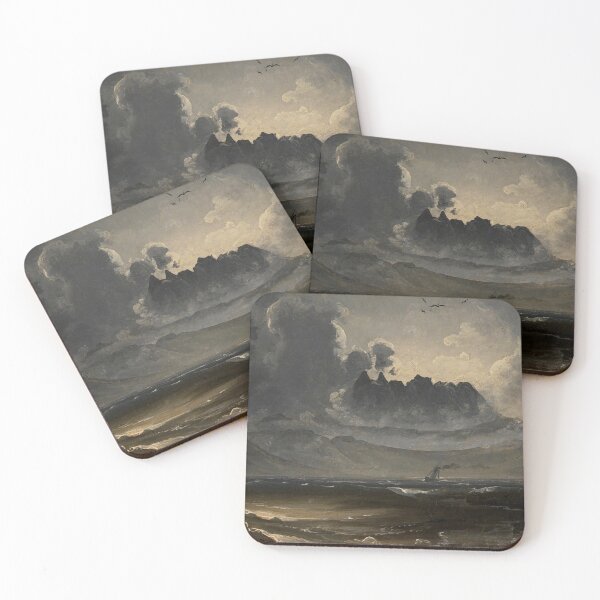 Item preview, Peder Balke - The Mountain Range Trolltinderne designed and sold by ArtExpression.