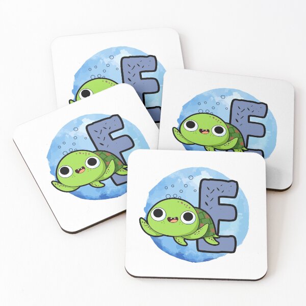 Item preview, Monogram E Turtley Awesome designed and sold by kidsmonogram2.