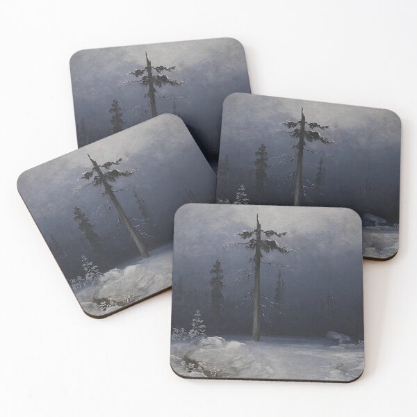 Item preview, Peder Balke - Tree in a wintry Forest designed and sold by ArtExpression.
