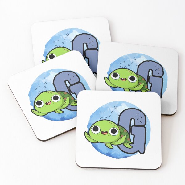 Item preview, Monogram G Turtley Awesome designed and sold by kidsmonogram2.