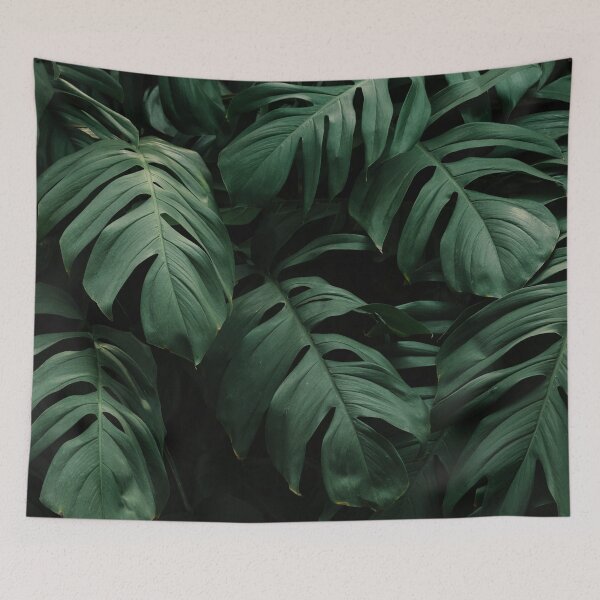 Item preview, Monstera Delicosa Tropical Leaves designed and sold by moonandcat.