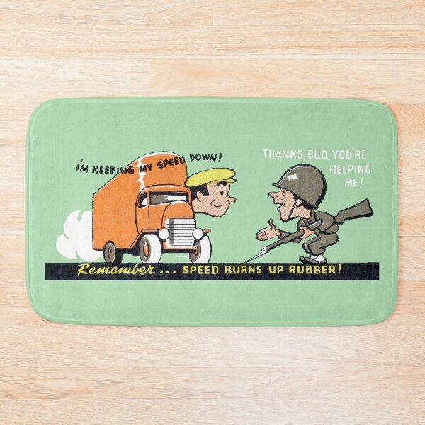 Item preview, WWII Remember, Speed Burns Up Rubber!  designed and sold by historicimage.