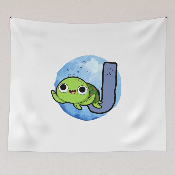 Item preview, Monogram J Turtley Awesome designed and sold by kidsmonogram2.