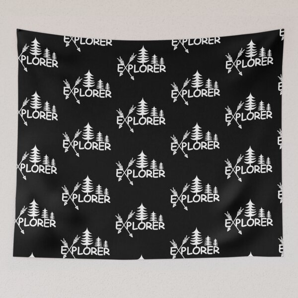 Item preview, Explorer Outdoors White Design designed and sold by VelvetRoom.