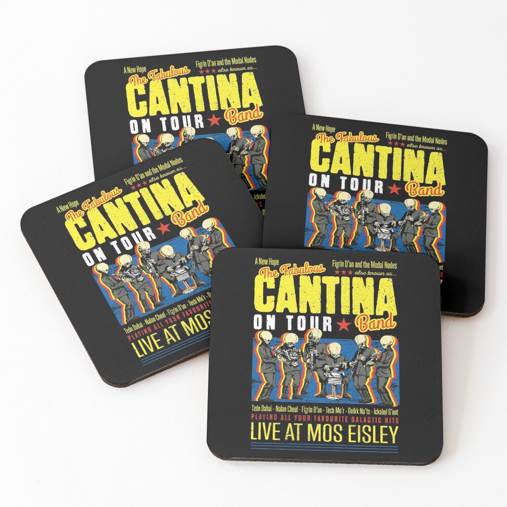 Cantina Band Coasters (Set of 4)