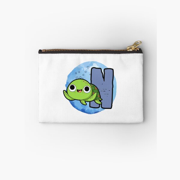 Item preview, Monogram N Turtley Awesome designed and sold by kidsmonogram2.