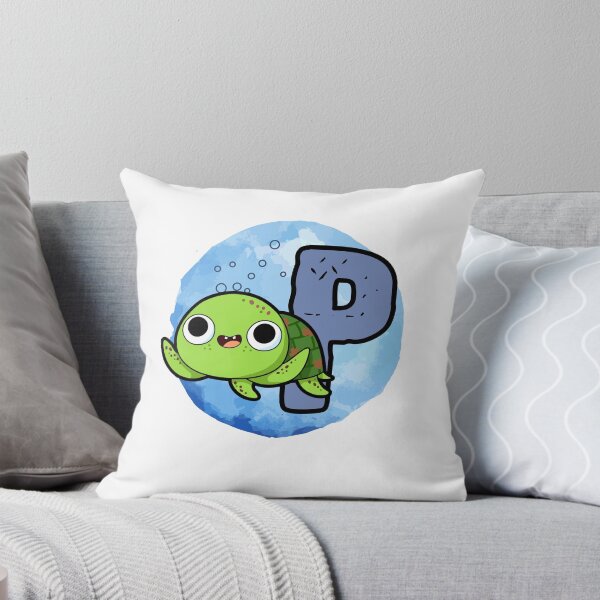 Item preview, Monogram P Turtley Awesome designed and sold by kidsmonogram2.