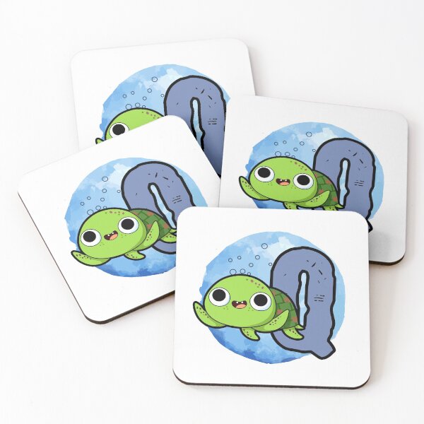 Item preview, Monogram Q Turtley Awesome designed and sold by kidsmonogram2.