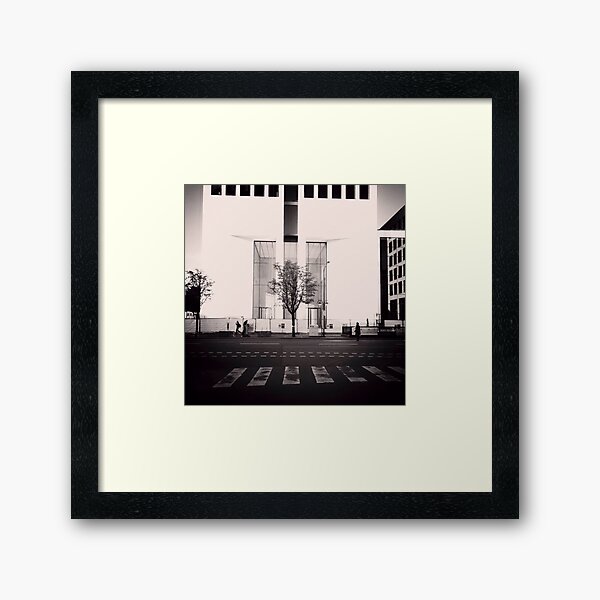 Contrast Framed Art Print