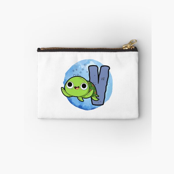 Item preview, Monogram V Turtley Awesome designed and sold by kidsmonogram2.