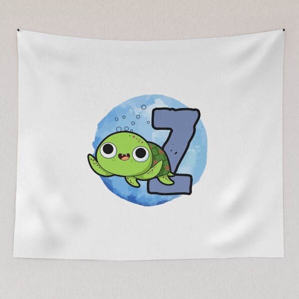 Item preview, Monogram Z Turtley Awesome designed and sold by kidsmonogram2.