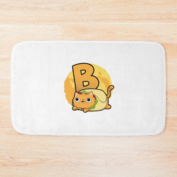 Item preview, Monogram B Purrito designed and sold by kidsmonogram2.