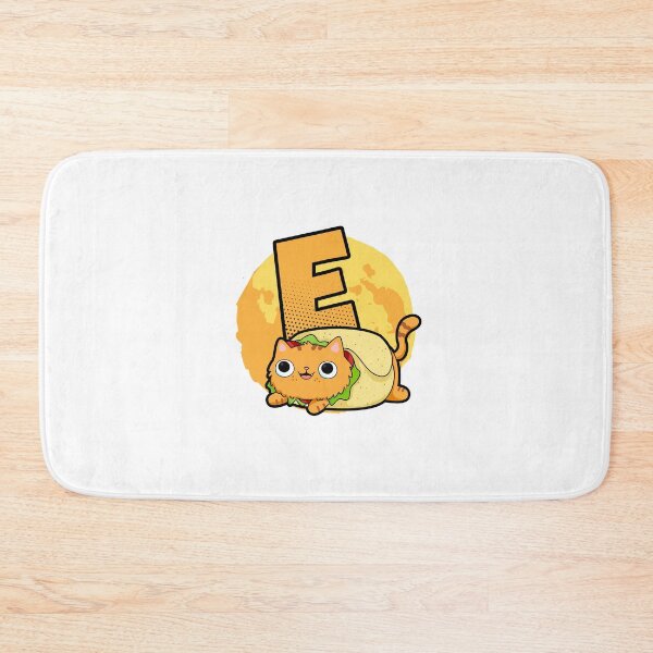 Item preview, Monogram E Purrito designed and sold by kidsmonogram2.