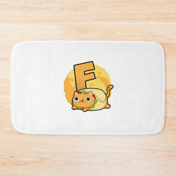 Item preview, Monogram F Purrito designed and sold by kidsmonogram2.